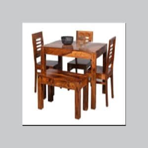 teak wooden dining table set