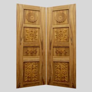 Teak Wood Designer Door