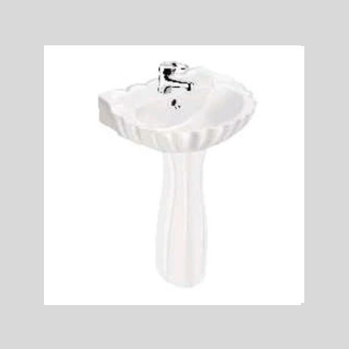 Hindware Lotus Pedestal Basin ConstructionMart